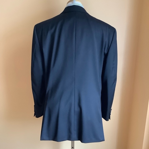 PRONTO UOMO COUTURE Black Wool Tuxedo Size 44S - Picture 4 of 16